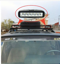 (Pack of 2 Pcs )M0158: Mini 6 inch Slim LED Light Bar 18W Flood ,6000K, 12V IP67