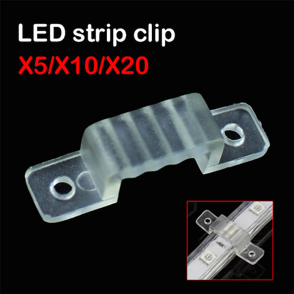 Pack Of 100 Piece Holding clips for 5050 Rope Light