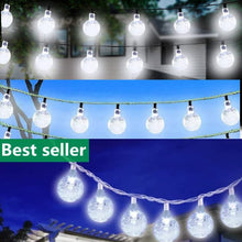50M (10Mx5 )LED Crystal Ball string 6000K M0636 :M.T.C Canada 10M(33 Ft) LED string Light With Crystal Ball 100 Piece Crystal Ball Waterproof Outdoor and Indoor Use