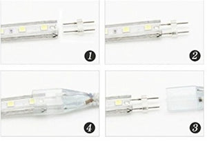 M0470/WW :LED Rope Light 25M(82.5 Feet) Roll SMD 2835 Brightness- 120 LED SMD/M 120V Outdoor/Indoor Use IP66 ,Warm White Colour 3000K With 120V Flat US Wall Plug +20 Pcs