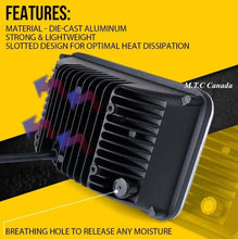 M0210 : Head Light series( No Mounting Bracket Included) LED Head Light 4x6 45W 6000K Hi/Low Off Road DOT Approved  Pack of 2 Pcs