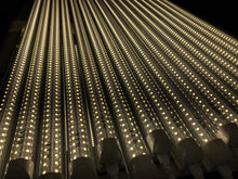 (Pack of 4 )M0254:LED T8 4 Feet Integrated Tube Light Fixture Linkable36W 4680lm(130lm/W) 4000K CETL Certified Double Row Can Be Link Together Up to 4 Piece