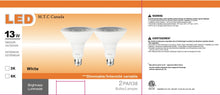 Led Par 38 Bulb 13W,1550lm,3000K Warm White,Dimmable,CETL,Pack of 24 Pieces