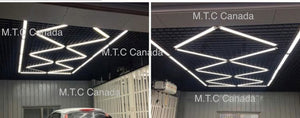 Pack of 10 M0151 /6K ( Independent Series ) :M.T.C Canada LED T8 4 Feet Purification Fixture /LED Shop Light Linear 40W 6000K 4400Lm Tube Light Fixture CETL