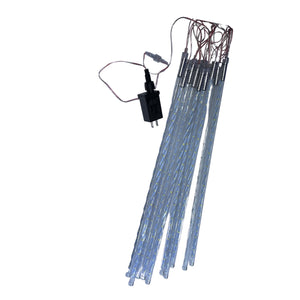 (Pack of 3 Set ) x10 Feet = 30 Feet Extendable M0579 3K : Meteor Shower Lights Outdoor,Waterproof Meteor  50CM 10 Tubes 540 LED