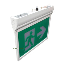 M0213 M.T.C Canada LED Running Man Exit Sign Modern Edge- Lit With Aluminum And PC Panel ,