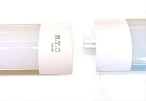 M0151 4 Feet LED Linear Linkable Light Fixture 4 feet Only 0.85 inch Thickness  Pack of 4 Pcs 40W 6000K 4400Lm With 4 Inch Junction BOX Cover Plate 100V-277V CETL Certified