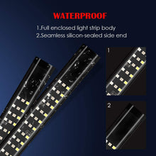 M0481 :432LEDS Triple Row Tailgate Light Bar, 60 Inch for Trucks Pickup Trailer SUV RV VAN, with 4-Way Flat Connector Wire
