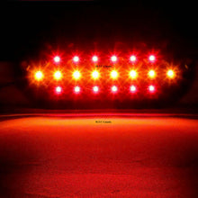 M0597: M.T.C Canada Oval Stop Trailer Truck LED Brake Turn Signal Tail Lights Red Amber Flowing (Pack of 2 Pcs)
