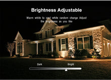 M0463: M.T.C Canada Smart LED floodlight RGB changeable controlled by APP 50W IP65 Waterproof Black Housing CETL Certified