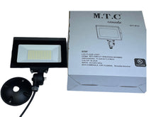 (Pack of 2 Piece) M0661: M.T.C Canada LED 80W=800W Hhalogen 6000K Flood Light 10,000lm Ip65 Input 120AC with Knuckle and J Box Fitting Plate CUL
