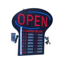 M0618: M.T.C Canada LED Open Sign Programmable With Remote , Set Time With Remote Super Bright Sign Input Voltage 12V DC Comes With 120VAC USA wall plug UL Listed Power Adaptor