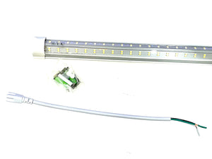 M0534 LED 4 Line V Shaped T8 4 Feet linkable Light Fixture Super Bright  50W 6580lm(130lm/W) 6000K CETL Certified  ,Can Be Link Together Upto 4 Piece For Sale Pack of 25 Piece