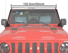 M0530 : M.T.C Canada 52 in. LED Light Bar Mounting Bracket Over-Windshield Compatible with Jeep JL Wrangler 2018 2019 2020 2021 / JT Gladiator (Does not fit • Gladiator Mojave • Model)