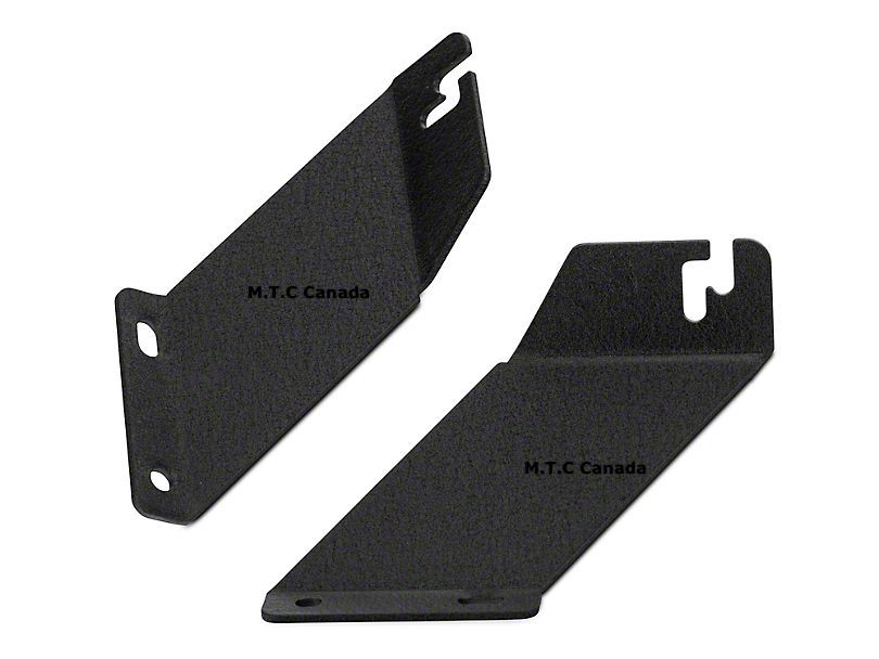 M0458:M.T.C Canada 20-Inch Light Bar Hood Mounting Brackets (07-18 Jeep Wrangler JK)