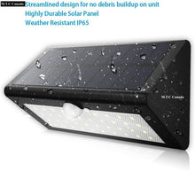 M0539 : LED 5.6W 6000K Solar Motion Sensor Lights 38 LED Wireless Waterproof Wall Light Outdoor Security Light Pack of 2 Pcs