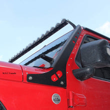 M0531: M.T.C Canada 52" Light Bar Mounting Brackets for Jeep JL Upper Windshield A-Pillar Mounts 52 Inch LED Light Bar and Spot Work Light Fit Jeep Wrangler JL 2018-2020 Jeep Gladiator JT 2020
