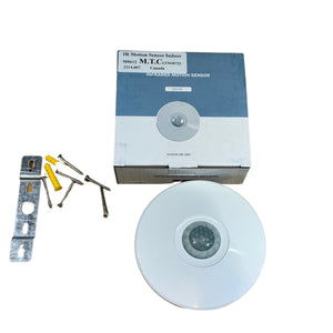 Pack of 5 Piece M0612 : IR Motion Sensor Indoor LED 150W Round 360 Degree Input 120VAC , Ceiling Mount CETL Certified