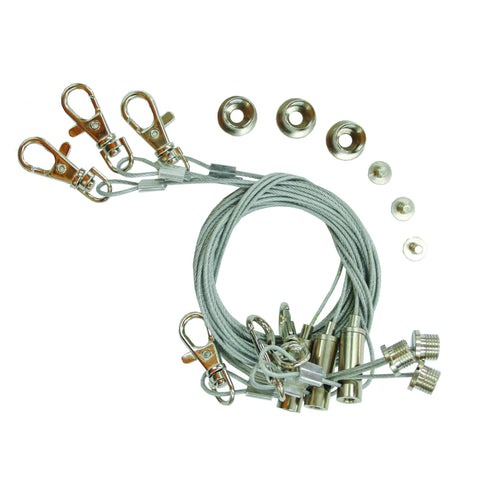M0585 : Led Panel 2x2 and 2x4 Wire Hanging Chain Kit (Pack of 10 Kits)