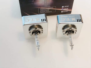 M.T.C Canada D5S 35W Xenon HID Headlight Bulb with Metal Stents Base Replacement for 12V Car Head Lights (Pack of 2) by M.T.C Canada Colour Available 6000K