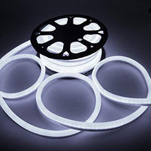 M0360 M.T.C Canada LED Neon Rope Light 25M(82.5 Feet) Roll Direct Line Voltage 110V 120LED/M Outdoor And Indoor Use IP66 , Cool White Colour 6000K