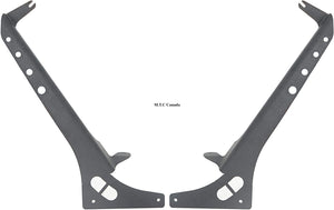 M0530 : M.T.C Canada 52 in. LED Light Bar Mounting Bracket Over-Windshield Compatible with Jeep JL Wrangler 2018 2019 2020 2021 / JT Gladiator (Does not fit • Gladiator Mojave • Model)