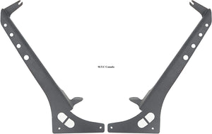 M0530 : M.T.C Canada 52 in. LED Light Bar Mounting Bracket Over-Windshield Compatible with Jeep JL Wrangler 2018 2019 2020 2021 / JT Gladiator (Does not fit • Gladiator Mojave • Model)