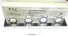 M0562 : M.T.C Canada Round Crystal LED Vanity 24 Inch LED Bath Vanity Wall Mounted Bathroom Fixture Input Voltage 120VAC 20W Triac Dimmable 3CCT(3000K/4500K/6000K ) Change Colour With Button CETL