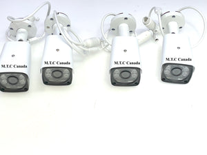 M0480: M.T.C Canada 1080P Full HD Security Camera System with 2TB Hard Drive, Home NVR Systems with 8 ochs NVR 4pcs Camera ,4 Piece 3 MP HD Outdoor / Indoor Surveillance IP Cameras With Nigh Vision