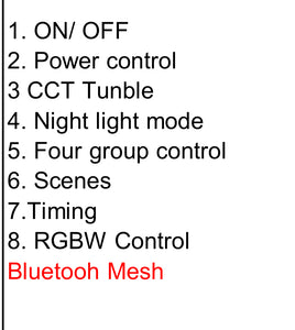 M0558 : Smart Remote For M.T.C Canada LED 4 inch Smart Lights M0557 Use Only