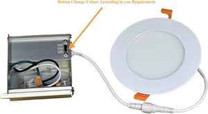 Pack of 12 M0550 3CCT : M.T.C Canada LED 5 inch Slim Panel Light /LED Slim Pot Light Dimmable, 9W IC Rated (5 Inch Slim Pot Light Pack of 12 Piece, 3CCT 3K-4K-5K)