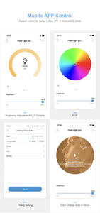 M0463: M.T.C Canada Smart LED floodlight RGB changeable controlled by APP 50W IP65 Waterproof Black Housing CETL Certified