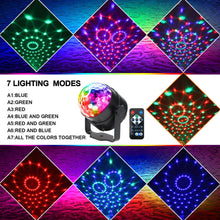 M0540 : LED Magic Party Light Plug In With 110V-120V US wall plug and Remote 7 Modes Pack of 2 Pcs
