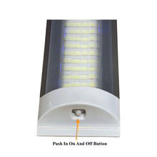 M0594: LED Purification Fixture 11.5 Inch 12/24VDC Truck and Trailer Interior LED Light 6000K with Side Switch Hard Wire Connection Ceiling Mount with Clip Or Double Sided Tape(Pack of 4 Pcs)