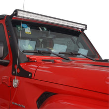 M0530 : M.T.C Canada 52 in. LED Light Bar Mounting Bracket Over-Windshield Compatible with Jeep JL Wrangler 2018 2019 2020 2021 / JT Gladiator (Does not fit • Gladiator Mojave • Model)