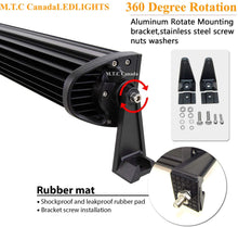 ( Pack of 2 Piece ) M.T.C Canada 16 inch LED Bar Light Off Road Application Work Light 72W 6000K IP67 with mounting brackets For Sale-$120.00 Cad