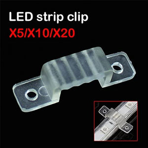M0432 / Blue 25M : LED Rope Light 360 Degree Neon 25M Roll 2835 SMD 120V 120 LED/M Outdoor /Indoor Use IP66 With 110V Flat US Wall Plug+ 20 Pcs Holding Clip