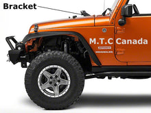 M0458:M.T.C Canada 20-Inch Light Bar Hood Mounting Brackets (07-18 Jeep Wrangler JK)