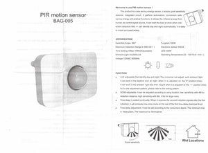 (Pack of 5 Piece ) M0614 : M.T.C Canada IR Motion Sensor 120VAC 360 Degree Indoor Use Only LED 100W 4-8M Motion Detection Range CETL Certified