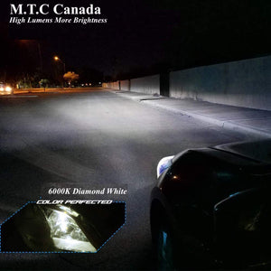 M.T.C Canada D5S 35W Xenon HID Headlight Bulb with Metal Stents Base Replacement for 12V Car Head Lights (Pack of 2) by M.T.C Canada Colour Available 6000K