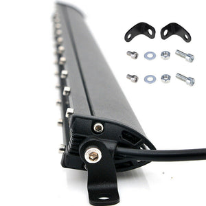 M0537 : LED Bar Single Row 21.5 inch 90W Yellow Light Combo 9000lm , IP65 Water Proof Input Voltage 10-30VDC CE, ROHS