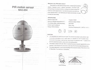Pack of 5 Piece M0615 : M.T.C Canada IR Motion Sensor 120VAC 150W LED 360 Degree Indoor Use Only 360 Degree , 8M Maximum Detection Range