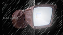 M0464/W :M.T.C Canada LED Security Flood Light Without Sensor 40W 5200lm Input Voltage 100-277VAC IP65 Waterproof CETL White housing