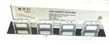M0563 : M.T.C Canada Square Crystal LED Vanity 24 Inch LED Bath Vanity Wall Mounted Bathroom Fixture Input Voltage 120VAC 20W Triac Dimmable 3CCT(3000K/4500K/6000K ) Change Colour With Button CETL