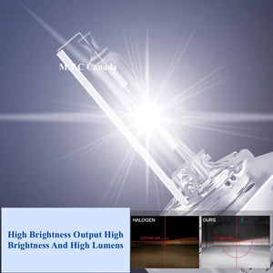 M.T.C Canada D5S 35W Xenon HID Headlight Bulb with Metal Stents Base Replacement for 12V Car Head Lights (Pack of 2) by M.T.C Canada Colour Available 6000K