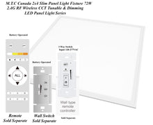 M0584:M.T.C Canada 120-277VAC Wall Plug Smart Switch # M0410,M0428 Change Colour from 3K to 5K and Dim Light from High to Low with Wall Plug Wire Less 2.4 RF Remote