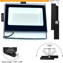 (Pack of 2 Or 4 to choose ) M0640: M.T.C Canada LED Flood Light 50W 6000lm 6000K Cool White Input Voltage AC120V CETL Waterproof Ip65