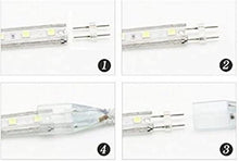M0470/50M : LED Rope Light 50M (165 Ft) 2835 SMD 120LED/M 120V Outdoor &Indoor Use IP66 With 110V Flat US Wall Plug connector