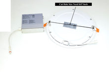 M0512 :M.T.C Canada LED Slim Pot Light 8 Inch 18W 1620lm 3000K/ 6000K Outside Diameter 8.85 inch  CETL Certified Pack of 12 Pcs