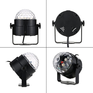 M0540 : LED Magic Party Light Plug In With 110V-120V US wall plug and Remote 7 Modes Pack of 2 Pcs